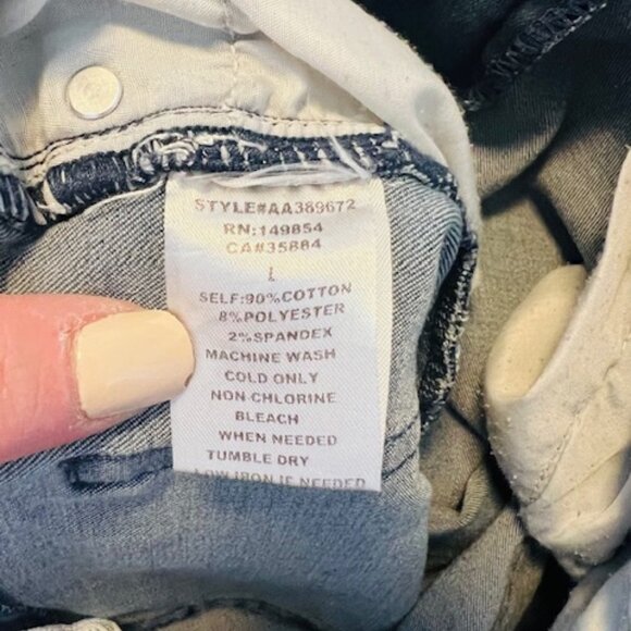 Sadie & Sage flare jeans size large Y2K - Picture 6 of 7